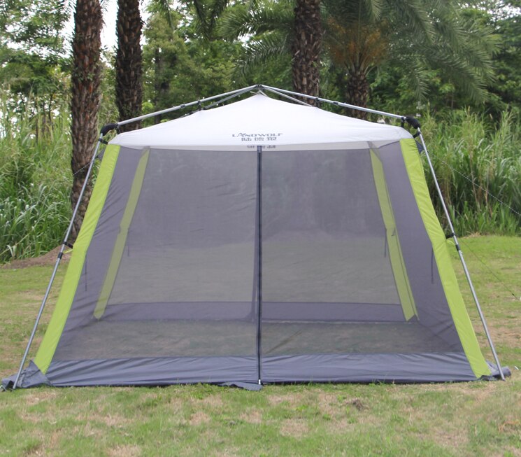 Cheap Goat Tents Outdoor quick opening awning barbecue self driving beach multi person canopy tent courtyard anti mosquito pergola tent   